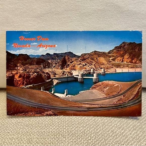 Hoover Dam Nevada Arizona Postcard - Picture 3 of 5